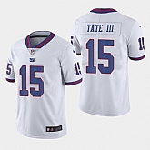 Nike Giants 15 Golden Tate III White Color Rush Limited Jersey Dzhi,baseball caps,new era cap wholesale,wholesale hats